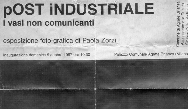 Paola Zorzi postindustriale 1997